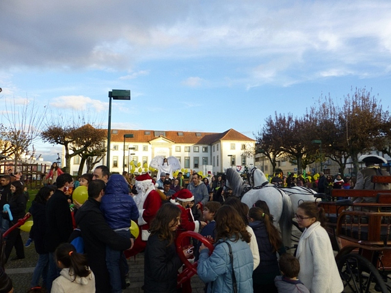 Chegada do Pai Natal a Ponte da Barca 2014