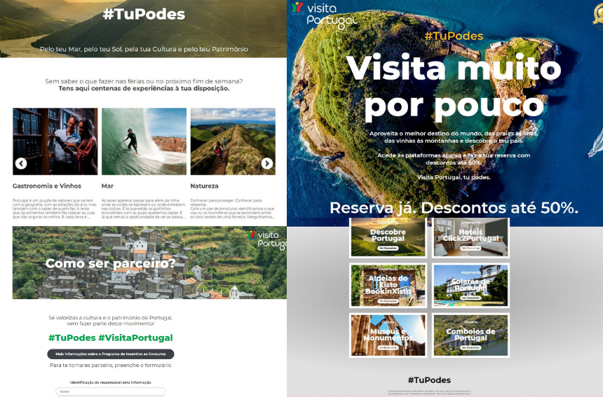 Tu Podes, Visita Portugal